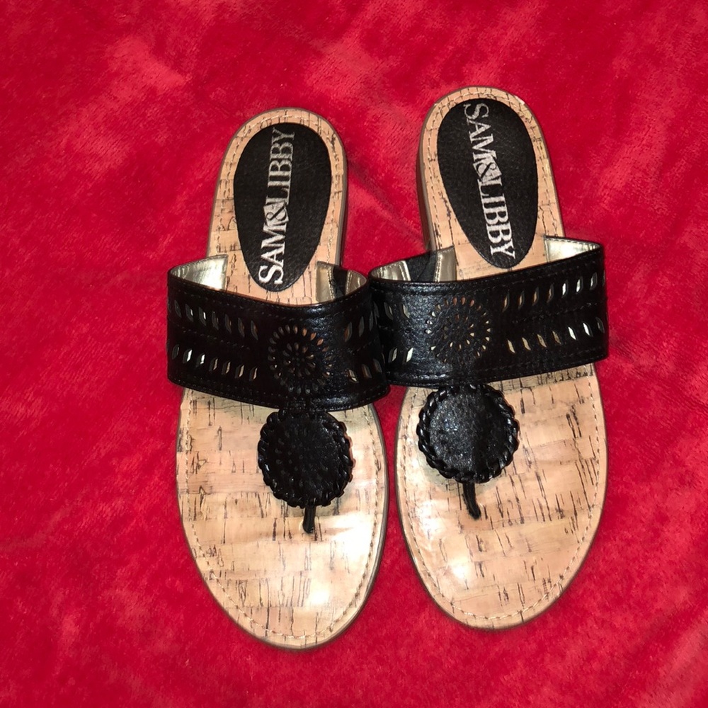 Sam & Libby Black Sandals